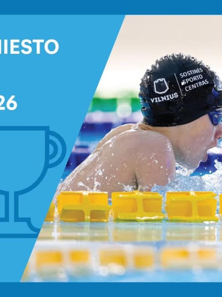 Vilniaus miesto plaukimo taurė 2026